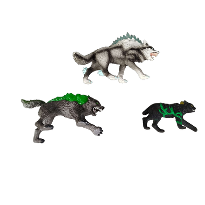 Schleich Bundle Fantasie 3x Wolfsfiguren