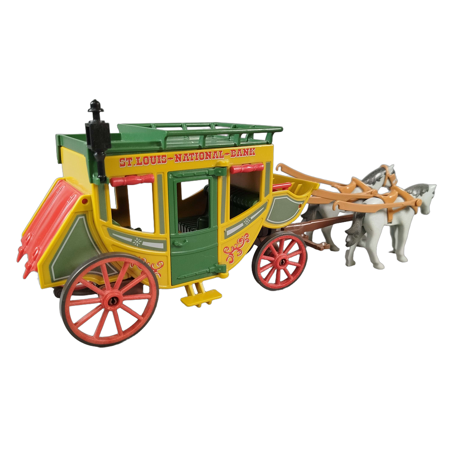 Playmobil Bundle Western Bank Kutsche & Pferde Figuren