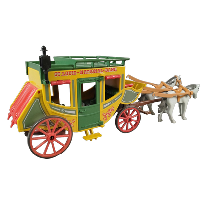 Playmobil Bundle Western Bank Kutsche & Pferde Figuren