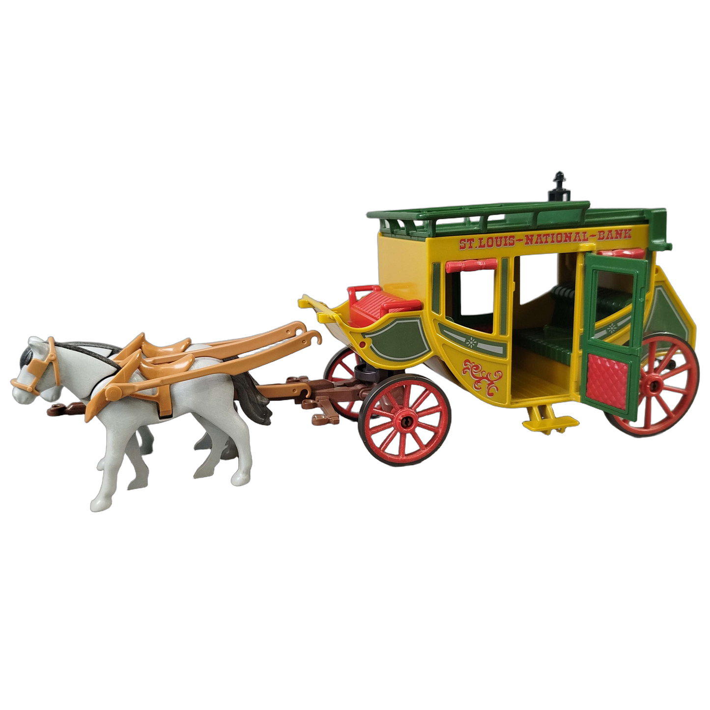 Playmobil Bundle Western Bank Kutsche & Pferde Figuren