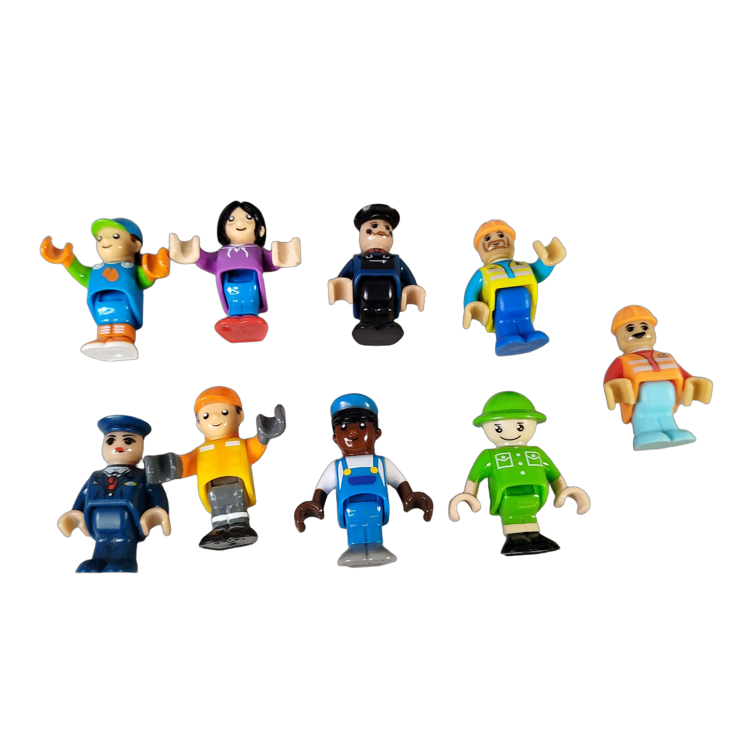 Bundle Charaktere & Uniform Set von 9 Actionfiguren