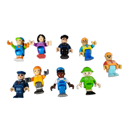 Bundle Charaktere & Uniform Set von 9 Actionfiguren