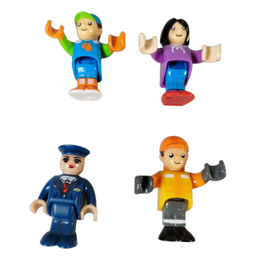 Bundle Charaktere & Uniform Set von 9 Actionfiguren