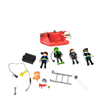 Playmobil Bundle Polizei Set von 6 Motorboot & Figuren