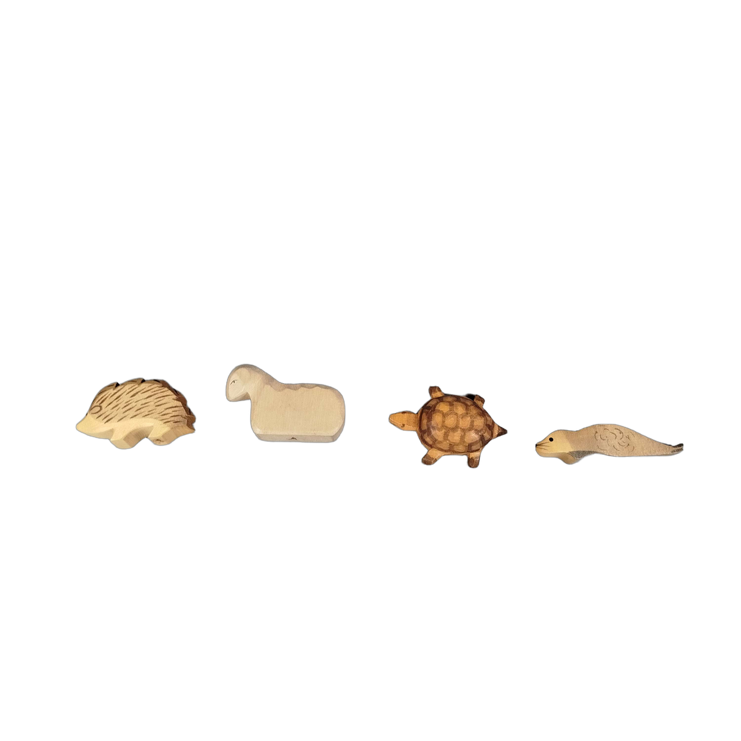 Ostheimer Bundle Set von 4 Holzfiguren Tiere