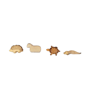 Ostheimer Bundle Set von 4 Holzfiguren Tiere