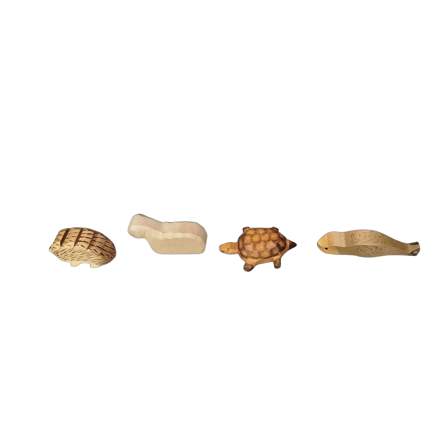 Ostheimer Bundle Set von 4 Holzfiguren Tiere