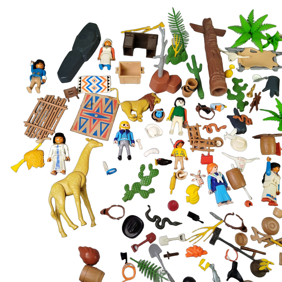 Playmobil Bundle Western & Safari Set Figuren, Tiere & Zubehör