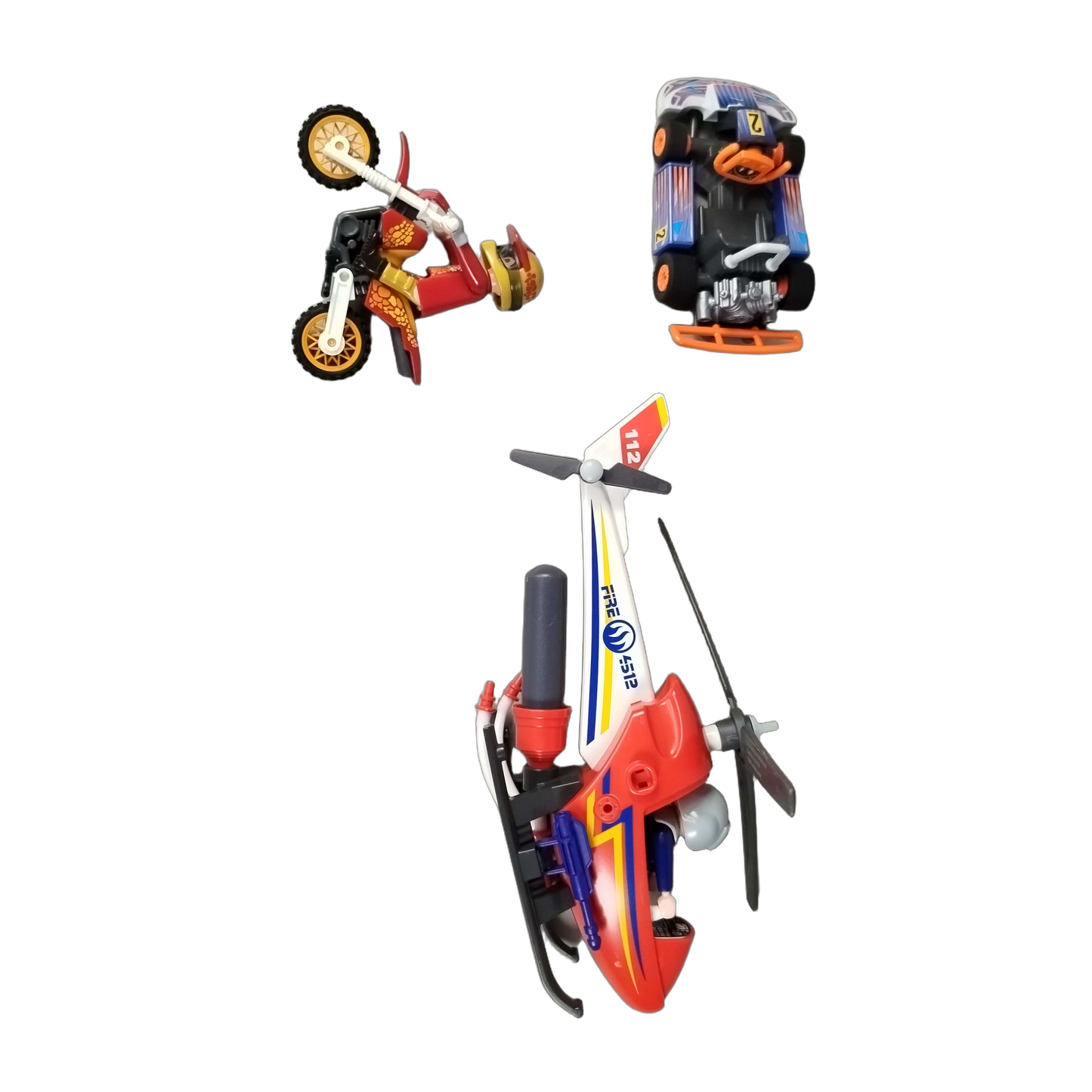 Playmobil Bundle Rettungshubschrauber 4512 Figur