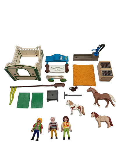 Playmobil Bundle Reiterhof 5111 4188 7351 Set Figuren & Zubehör