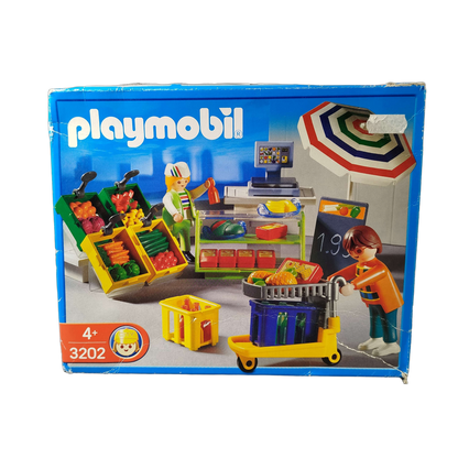 Playmobil Obst- & Gemüsestand 3202 Spielset, Neuwertig