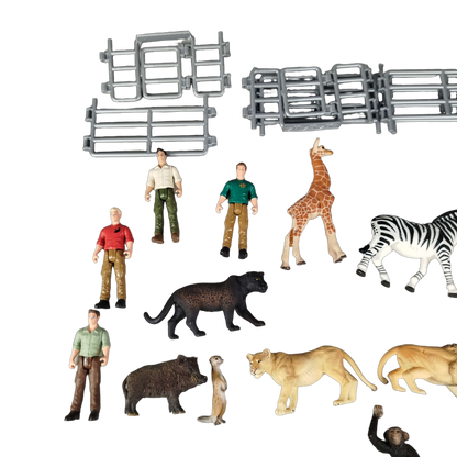 Schleich Tiere Bundle Wildtiere 16 Teile Figuren & Heli