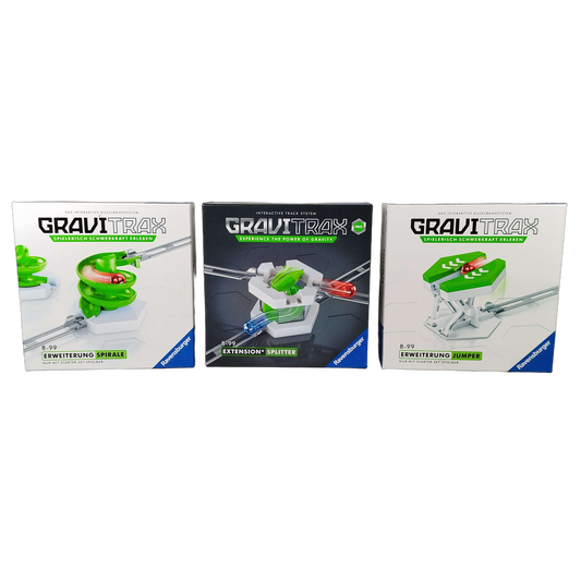 Ravensburger Bundle GraviTrax Set von 3 Kugelbahn Erweiterungen