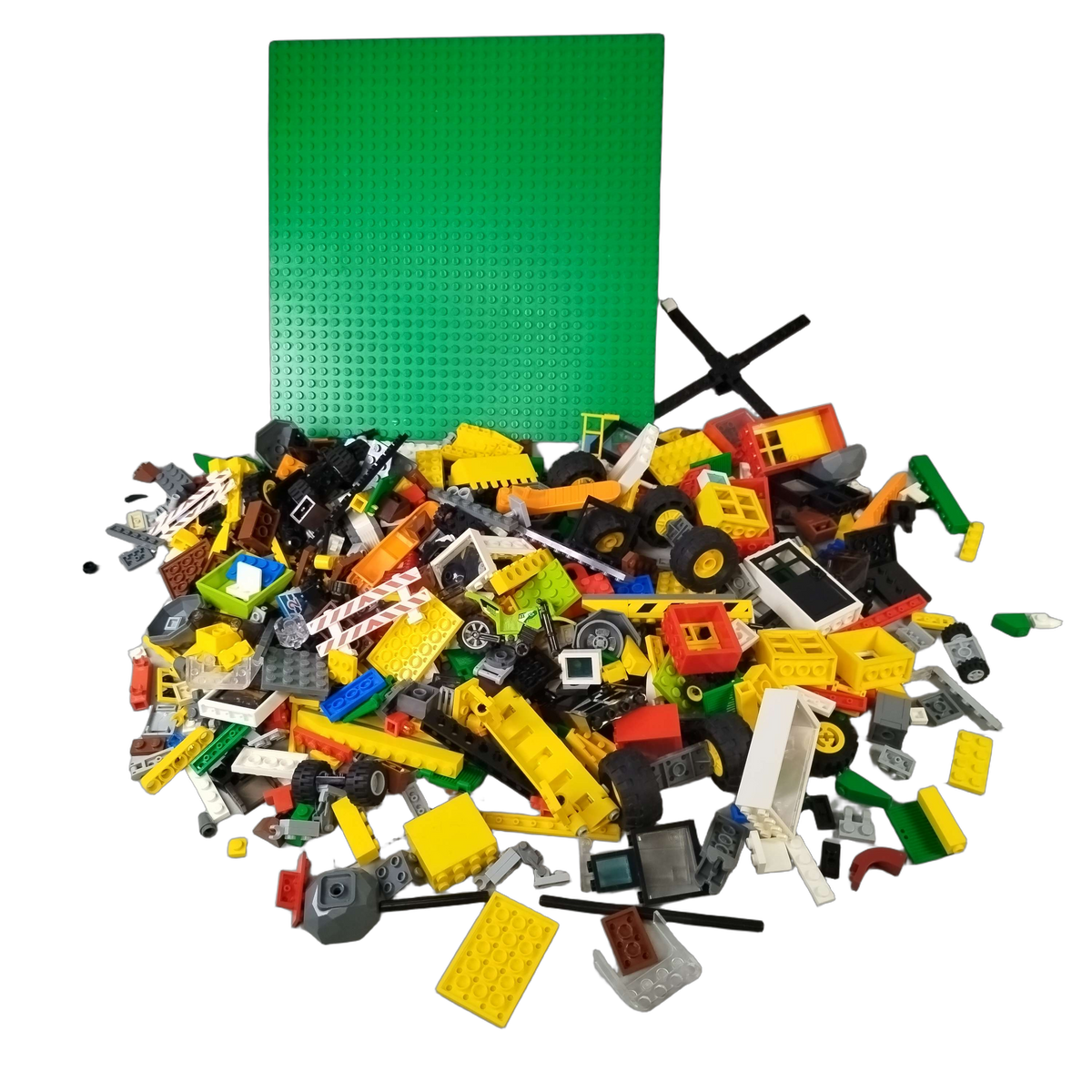 Konvolut LEGO Bausteine & Grundplatte 32x32, ca. 1 kg, ab 6 Jahre