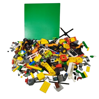 Konvolut LEGO Bausteine & Grundplatte 32x32, ca. 1 kg, ab 6 Jahre