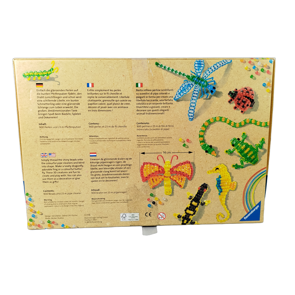 Ravensburger Perlentiere fädeln Bastelset