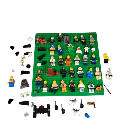LEGO Bundle Stadt Sci-Fi Minifiguren Bauplatte Zubehör