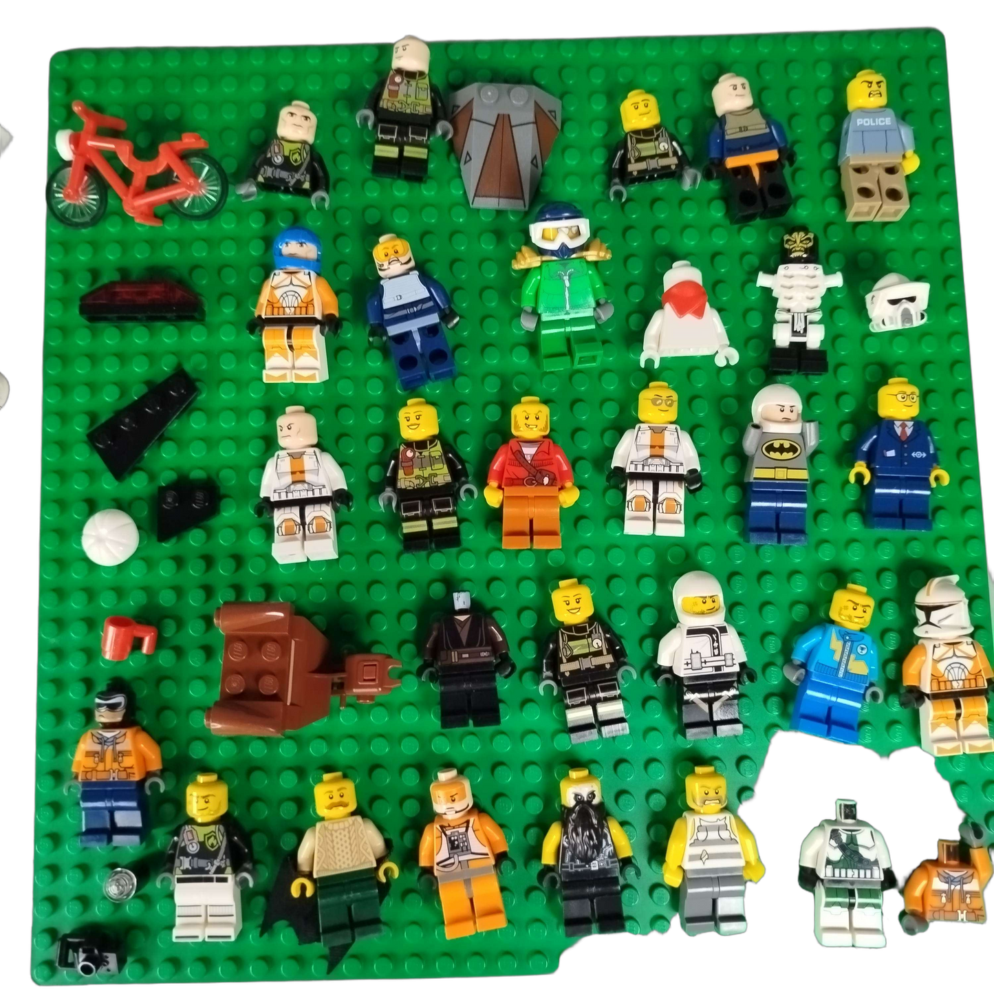 LEGO Bundle Stadt Sci-Fi Minifiguren Bauplatte Zubehör