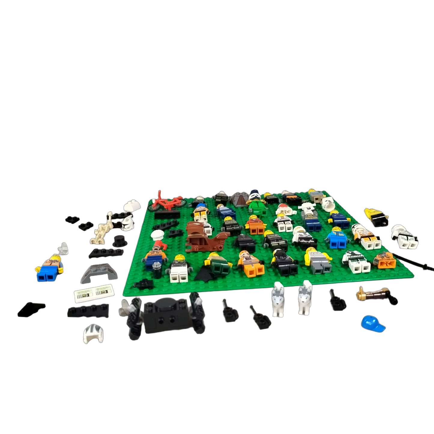 LEGO Bundle Stadt Sci-Fi Minifiguren Bauplatte Zubehör