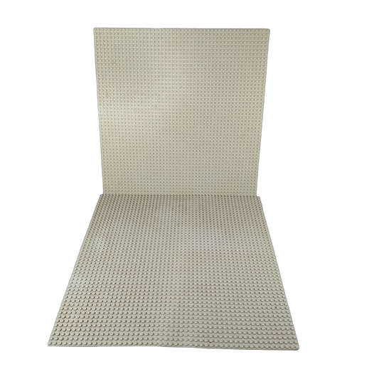 LEGO Bundle 2x Bauplatten hellgrau quadratisch Grundplatten