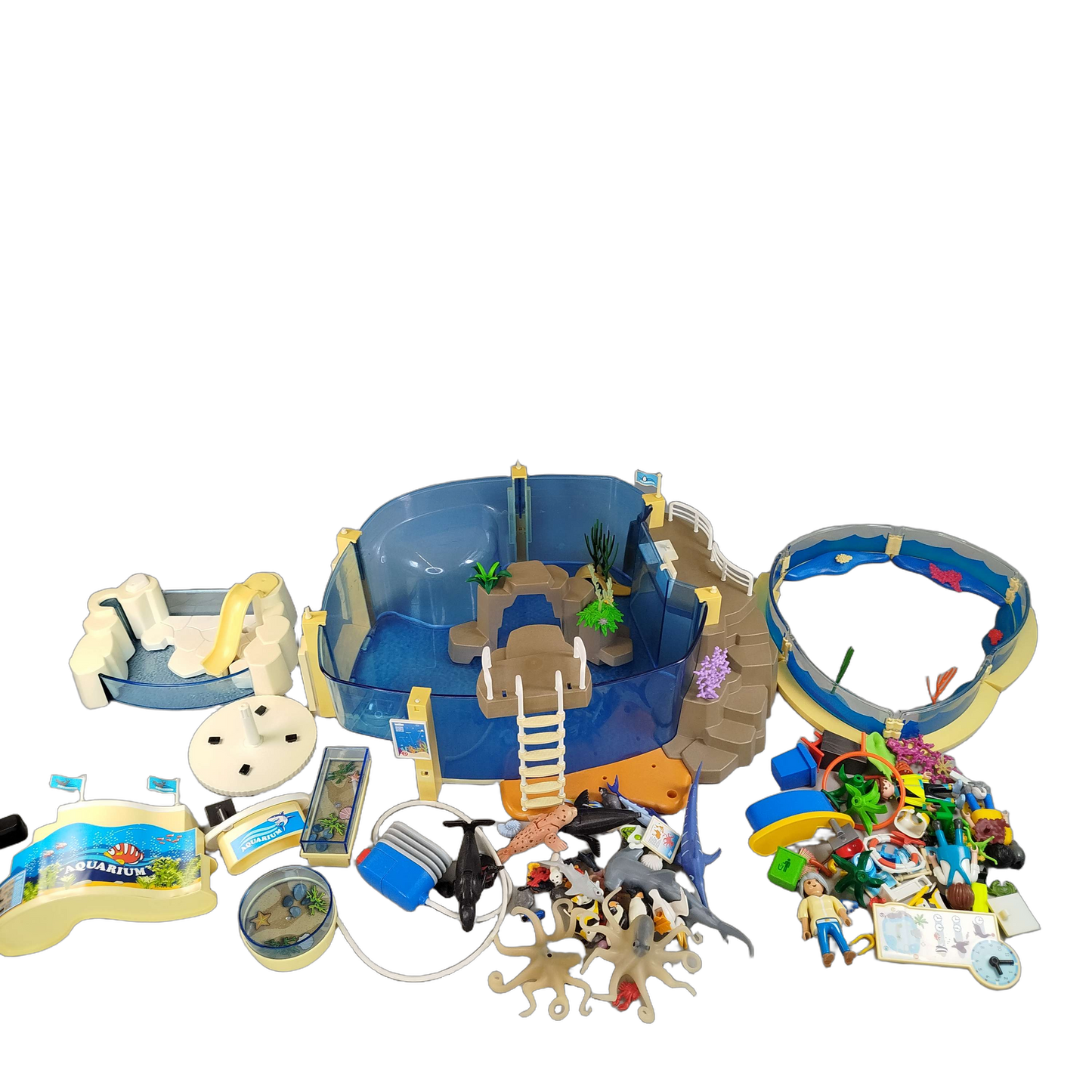 Playmobil Bundle Aquarium 9060 9063 7474 Set von 3 Figuren