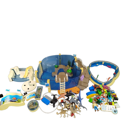 Playmobil Bundle Aquarium 9060 9063 7474 Set von 3 Figuren