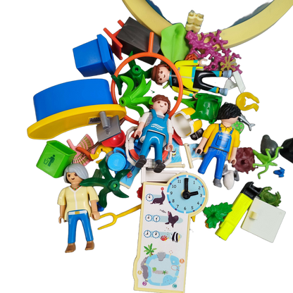 Playmobil Bundle Aquarium 9060 9063 7474 Set von 3 Figuren