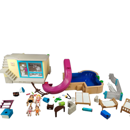 Playmobil Bundle Schwimmbad 5575 großes Set Figuren & Zubehör