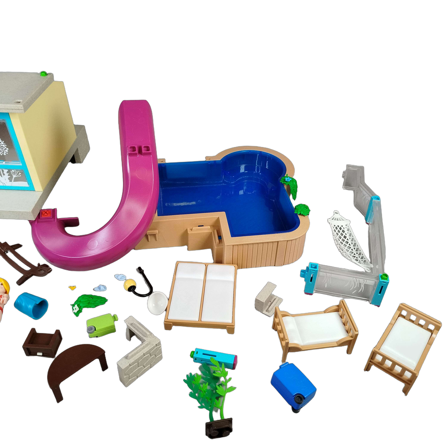 Playmobil Bundle Schwimmbad 5575 großes Set Figuren & Zubehör