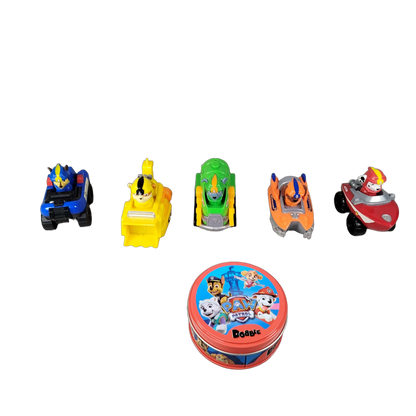 Spin Master Bundle PAW Patrol 6x Autos & Dobble Spiel