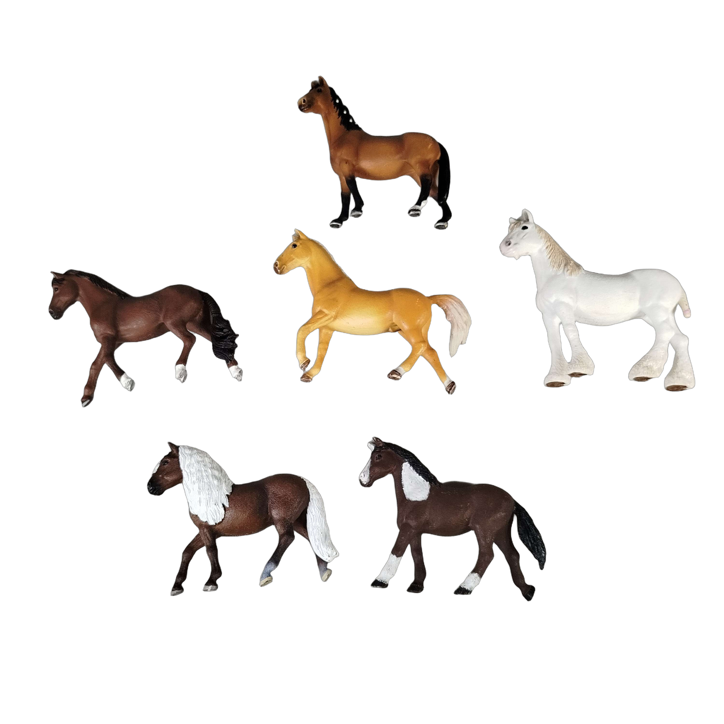 Schleich Tiere Bundle Pferde 6 Teile Tierfiguren, ab 3 Jahre