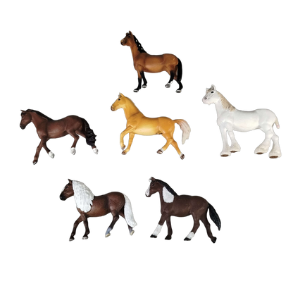 Schleich Tiere Bundle Pferde 6 Teile Tierfiguren, ab 3 Jahre