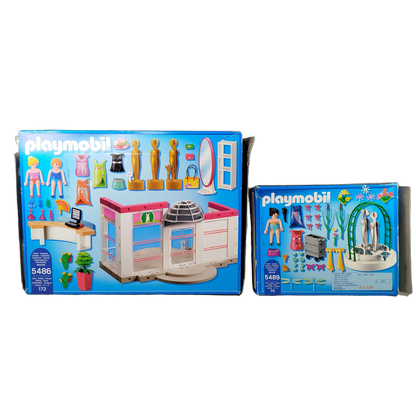 Playmobil Bundle City Life 5486 5489 Set von 2 Figuren & Zubehör