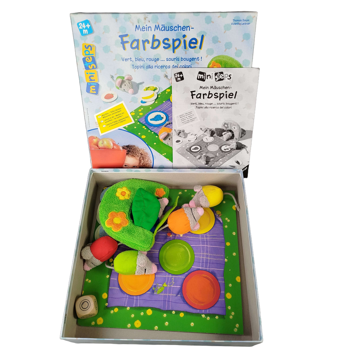 Ravensburger mini steps Mein Mäuschen-Farbspiel 04375, Lernspiel