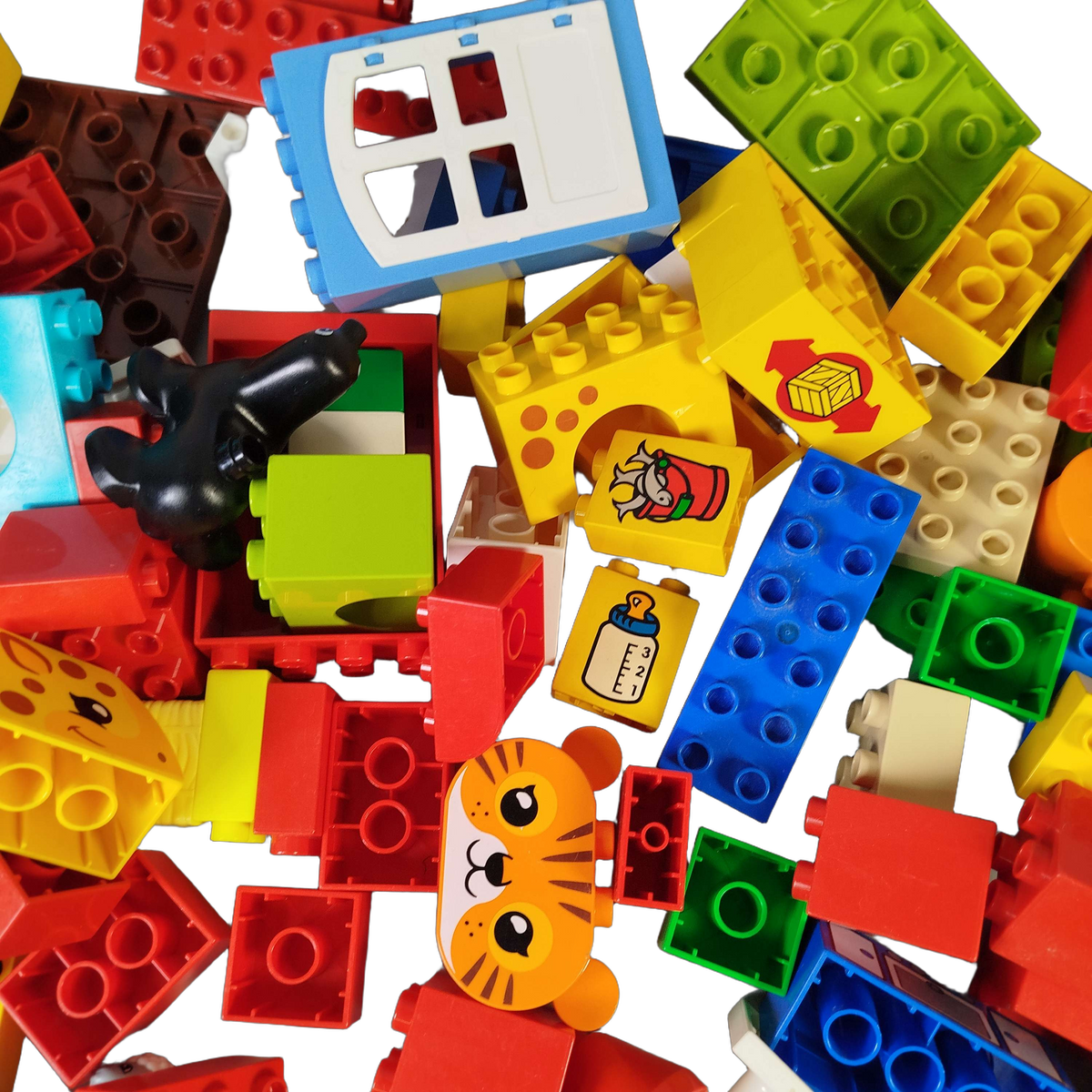Konvolut LEGO Duplo ca. 2 kg, Bausteine & Figuren, ab 2 Jahre