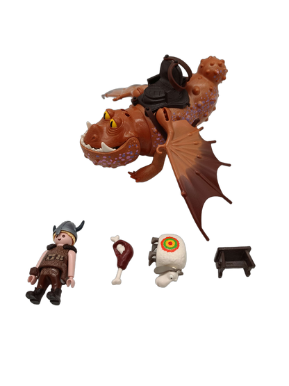 Playmobil Dragon Racing: Fishlegs and Meatlug Drache & Figur