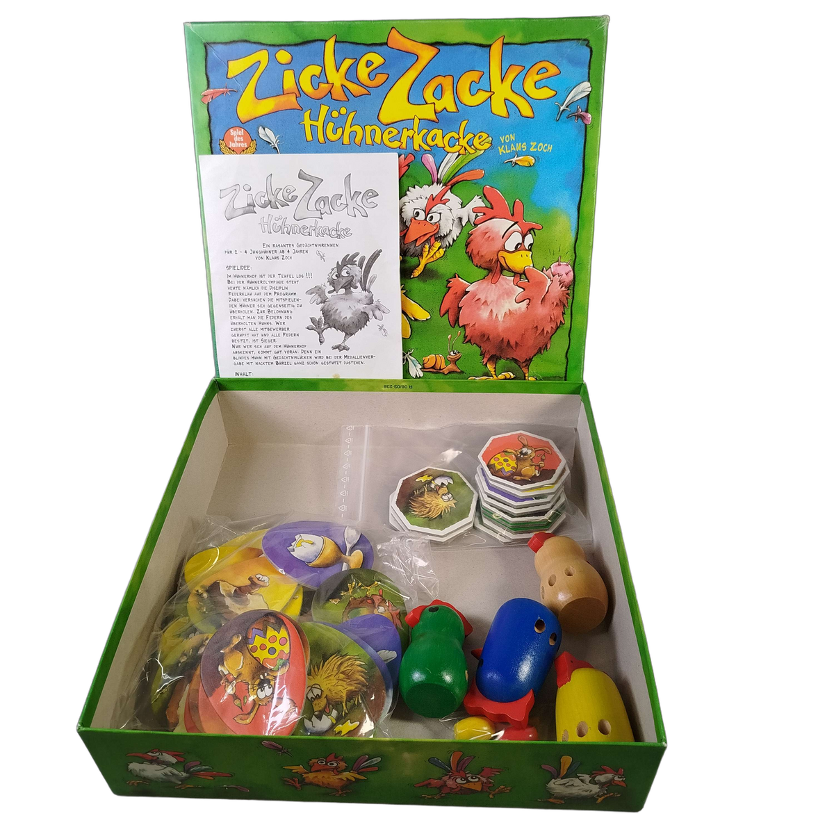 Zoch Zicke Zacke Hühnerkacke Brettspiel Kinderspiel & Merkspiel