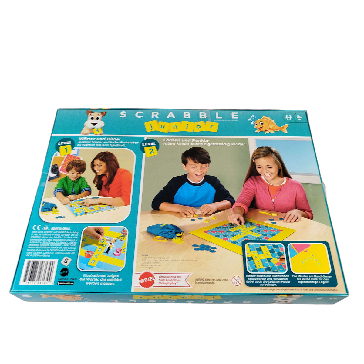 Mattel Scrabble Junior Y9672-2790 Wortspiel Brettspiel