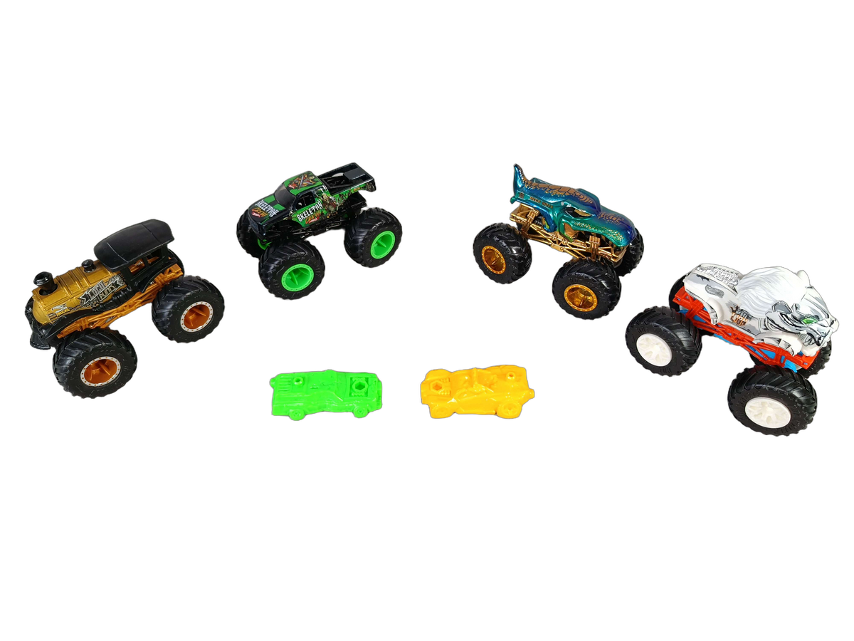 Mattel Bundle Hot Wheels Monster Trucks Set von 4 Monstertrucks