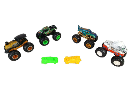 Mattel Bundle Hot Wheels Monster Trucks Set von 4 Monstertrucks