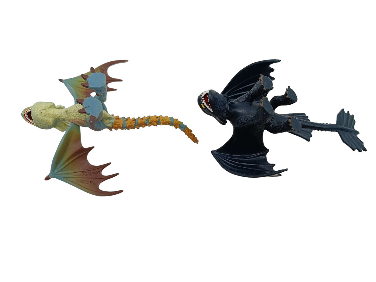Spin Master Bundle Ohnezahn & Deadly Nadder Set von 2 Actionfiguren