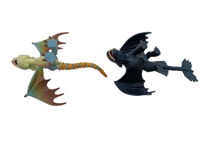Spin Master Bundle Ohnezahn & Deadly Nadder Set von 2 Actionfiguren