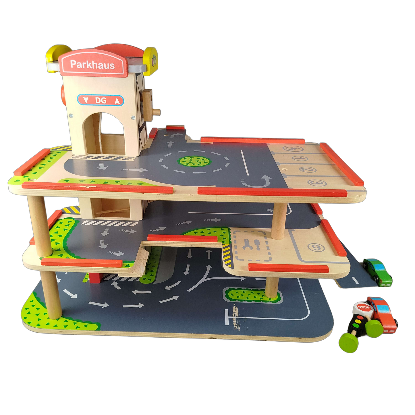 MyToys Holz Parkgarage Spielset