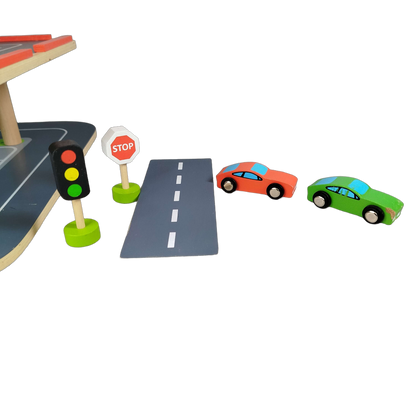 MyToys Holz Parkgarage Spielset