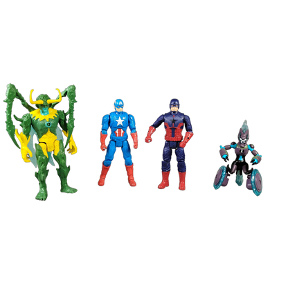 Hasbro Bundle Captain America Ben 10 4x Figuren