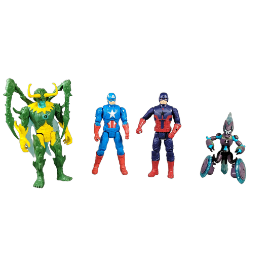 Hasbro Bundle Captain America Ben 10 4x Figuren