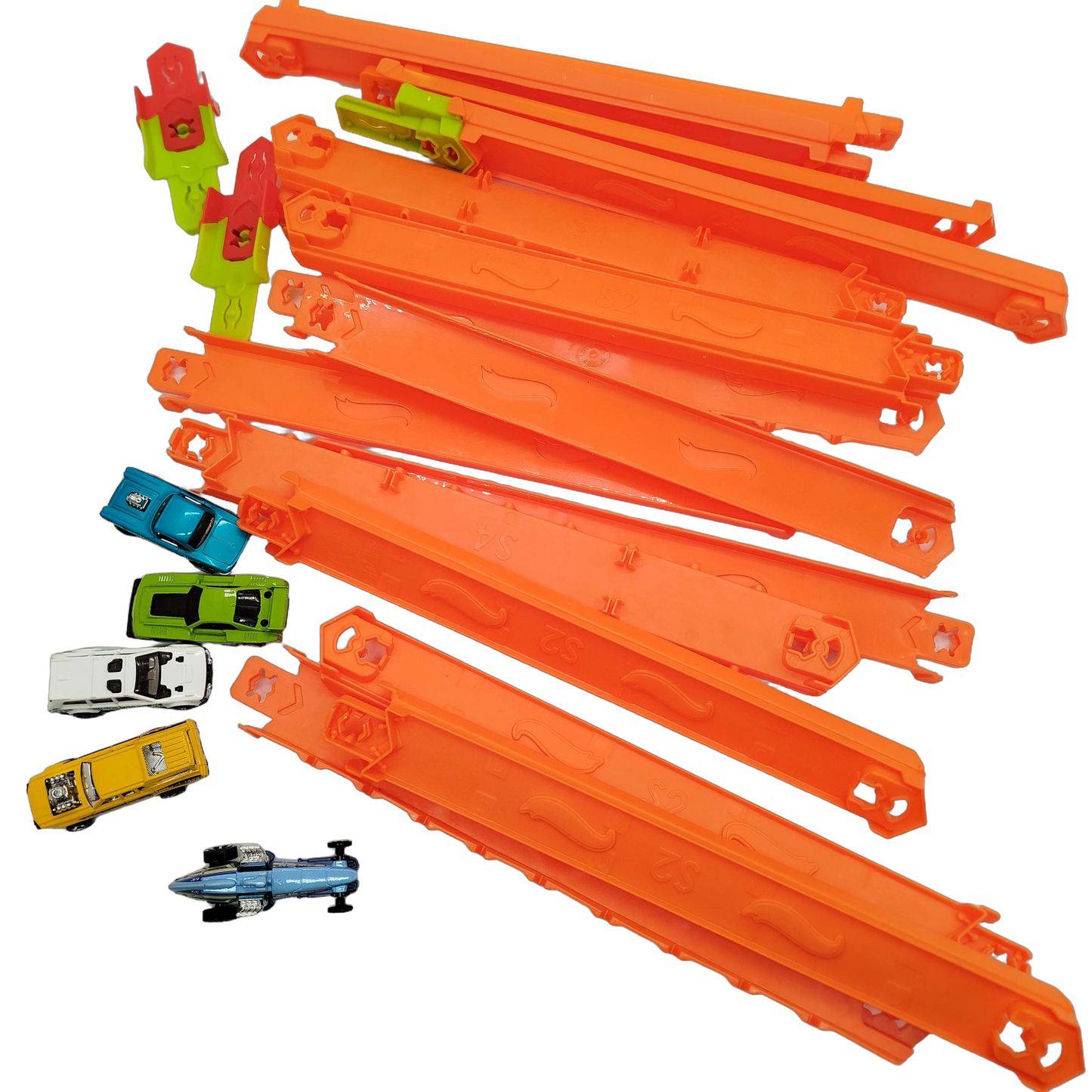 Hot Wheels Bundle S2 Rennbahn & Autos