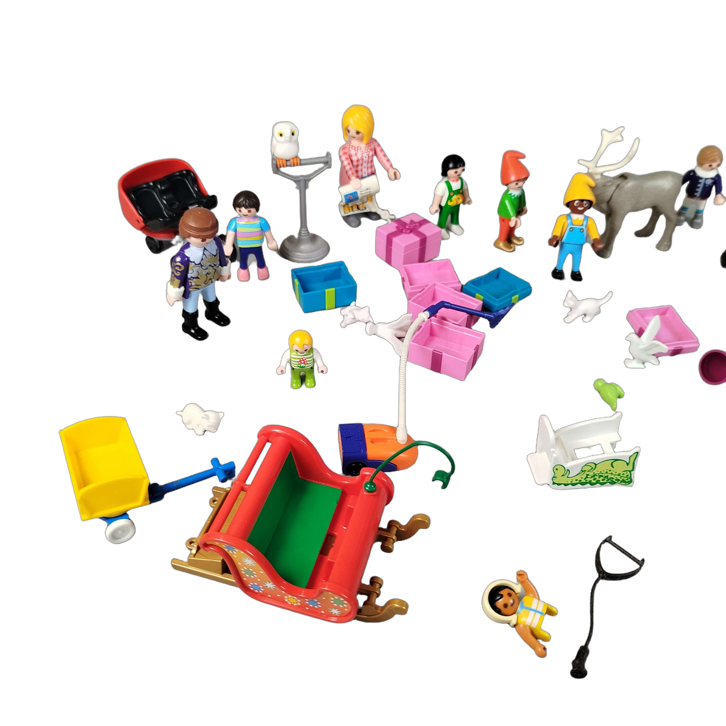 Playmobil Bundle Weihnachts & Winterfiguren & Zubehör