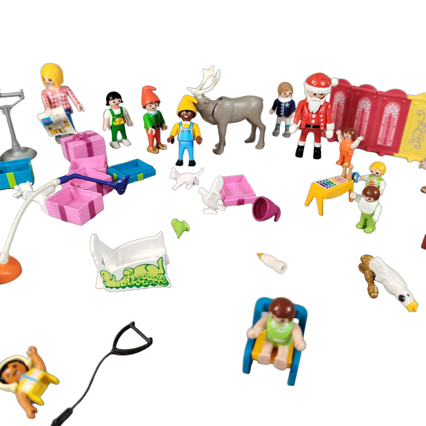 Playmobil Bundle Weihnachts & Winterfiguren & Zubehör