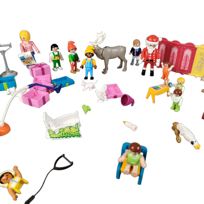Playmobil Bundle Weihnachts & Winterfiguren & Zubehör